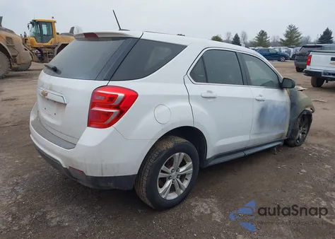2017 Chevrolet Equinox Ls из США, поврежденный, VIN 2GNALBEKXH1583928
